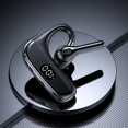 thumbnail image 1 of Fall Saving Liweisiy Ear Headset With Mic Bluetooth 5.2 Earphone Led Display Earpiece Wireless Handsfree Headphone Black One Size, 1 of 2