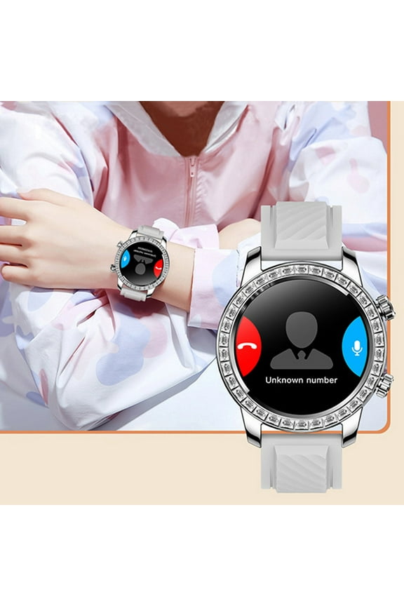 Fall Saving Liweisiy High Precision Smartwatch With Two Watch Bands Bluetooth Hd Call Intelligent Voice Control Long Battery And Ip68 Water Proofing 1.52Inch Smart Sports Watch Silver Free Size