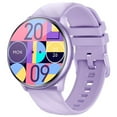 thumbnail image 1 of Fall Saving Liweisiy Smart Watch 1.46Inch 360X360 Display Screen Smart Watches For Android Phones Smart Fitness Watch For Women Man Smartwatch Purple Free Size, 1 of 4
