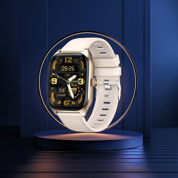 Fall Saving Liweisiy Sports Watch Bracelet Advanced Bluetooth Calling And Extra Long Battery Life Customised Dials With Multiple Patterns.02-Inch Display Gold Free Size