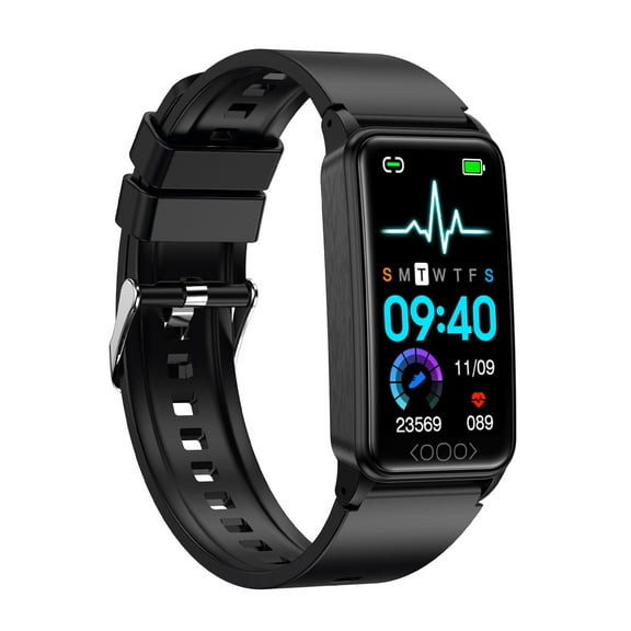 Fall Saving Liweisiy Tk71Pro Smart Watch Stainless Steel Strap With Bluetooth For Making Phone Calls Smart Watch Black Free Size