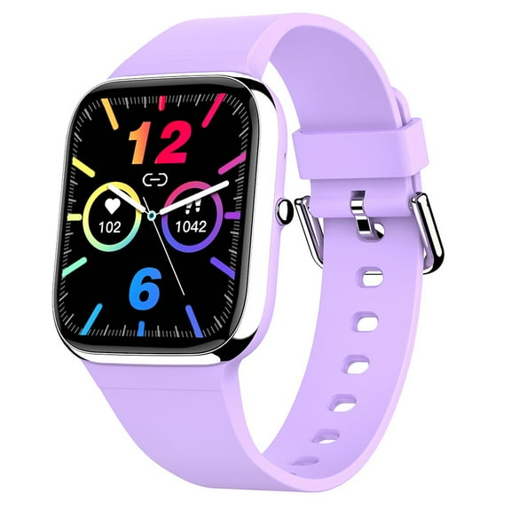 Fall Saving Liweisiy Watch 1.85Inch Tft Screen Watches For Android Ios Phones Fitness Watch For Women Man Smartwatch Purple Free Size