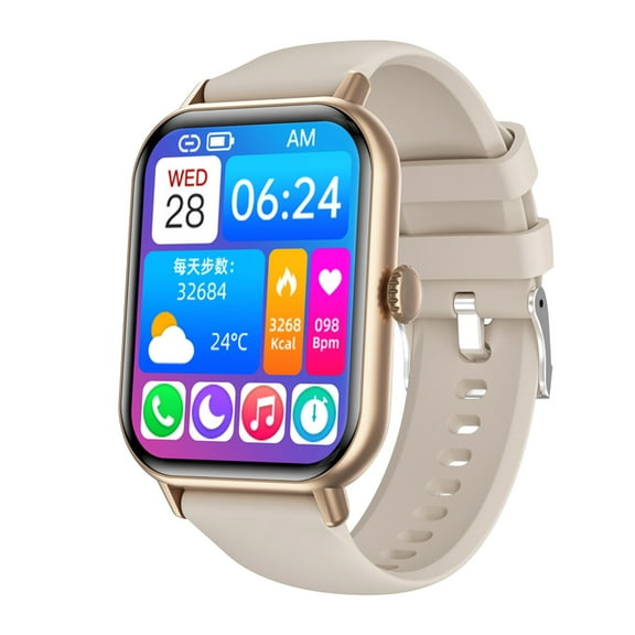 Fall Saving Liweisiy Zw62 Smartwatch Full Screen Bluetooth Call Sports Watch Gold