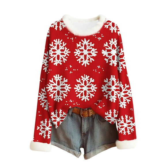 Fall Saving Talove Long Sleeve Shirts for Women Graphic Printed Sweatshirt Fall Fashion Must Haves Long Sleeve T Shirt Womens Tops Casual Plus Size Christmas Shirts