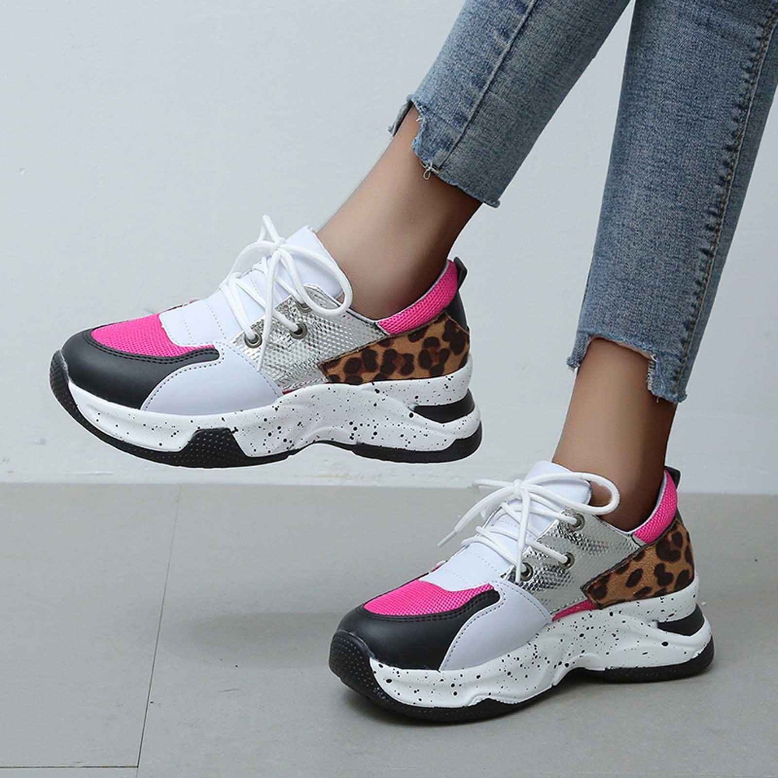 Color block sneakers womens store