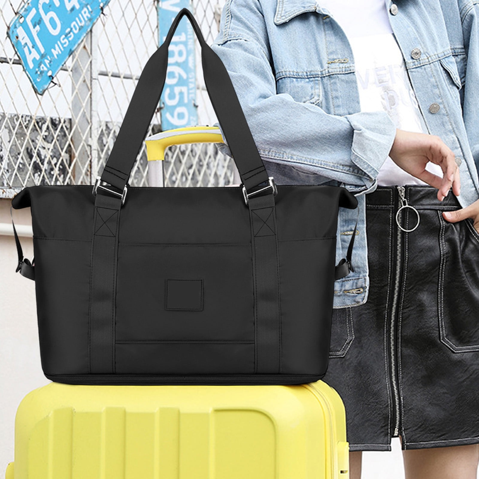 Fall Saving! Tuobarr Travel Tote Bag, Large Capacity Lightweight