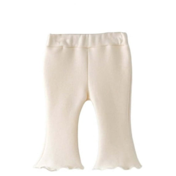 Fall Savings 2023! TUOBARR Cotton Pants for Toddler Girl,Baby Pant Legging Jogger for Infant Toddler Baby Knit Jogger Pants,Baby Sweatpants Beige 3-4 Years