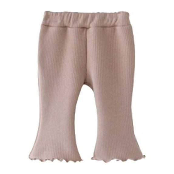 Fall Savings 2023! TUOBARR Cotton Pants for Toddler Girl,Baby Pant Legging Jogger for Infant Toddler Baby Knit Jogger Pants,Baby Sweatpants Pink 9-12 Months