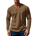 thumbnail image 1 of TAGOLD Men Fall Winter Sweater Tops,Men Casual Fashion V-neck Sleeve Pullover Breathable Shirt Blouse Tops, 1 of 5