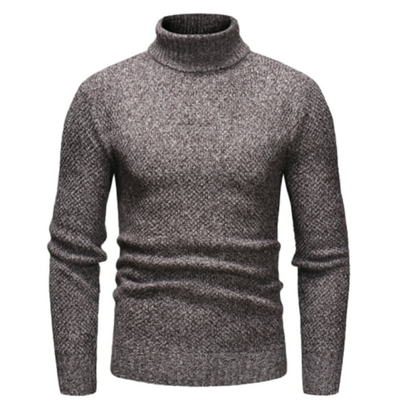 Fall Savings 2024! TAGOLD Men Fall Winter Sweater Tops Clearance,Men's Casual Top Casual Sports Top Long Sleeved Turtleneck Sweater Top/shirt