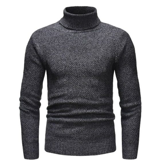 TAGOLD Men Fall Winter Sweater Tops,Men's Casual Top Casual Sports Top Long Sleeved Turtleneck Sweater Top/shirt