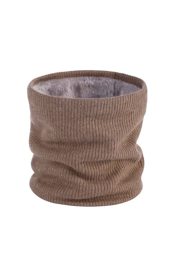 Winter Neck Gaiter Double-layer Warm Neck Cover for Men And Women Padded And Thickened Knitted Neck Cover Great Gifts for Less