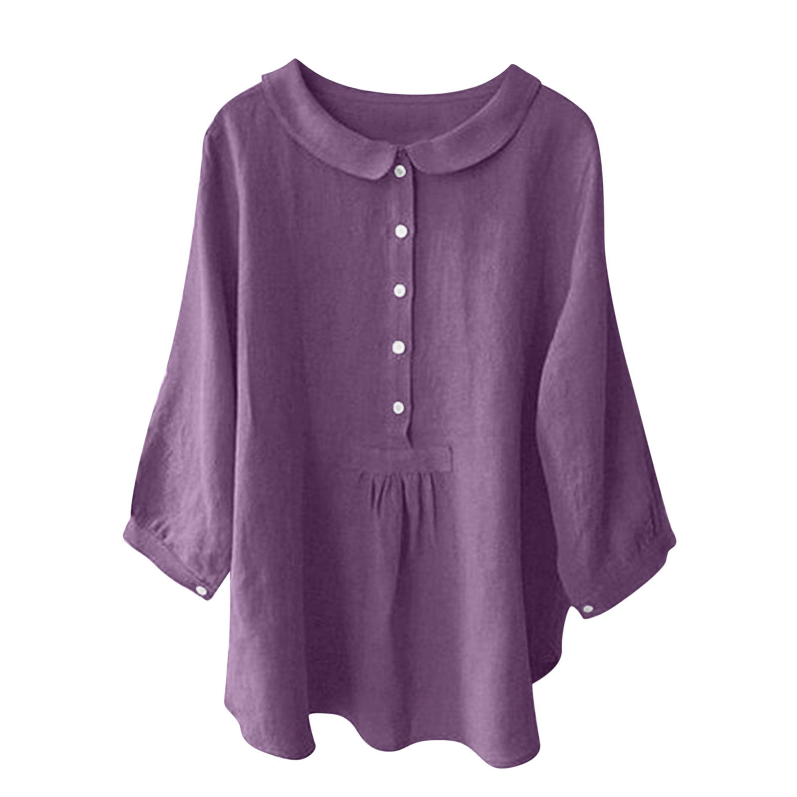 plus size peter pan blouse