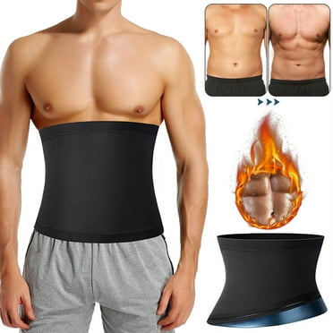 Fall Savings Clearacne Men's Shapewear Sauna Sweat Waist Trainer Corset For Men Waist Trimmer Girdle With Double Strap Workout Belts