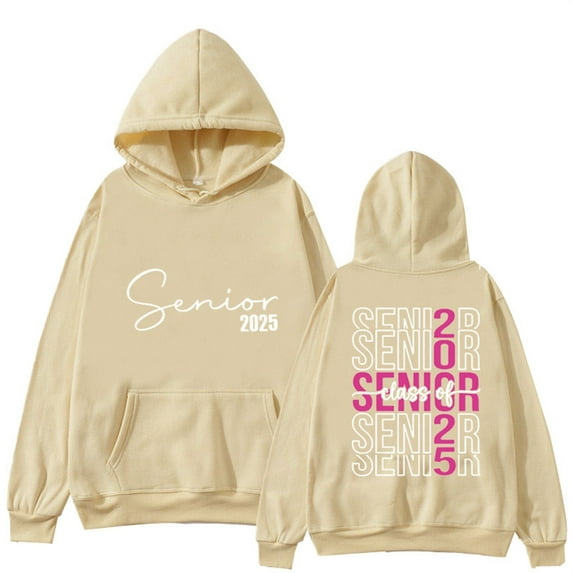 Fall Savings Clearacne Women Hoodies Script Heart Senior 2025 Graduate High School College Mens Women Sweatshirt Hoodie