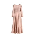 Fall Savings Clearance 2024! abtuhar Maxi Dresses for Women,Casual V