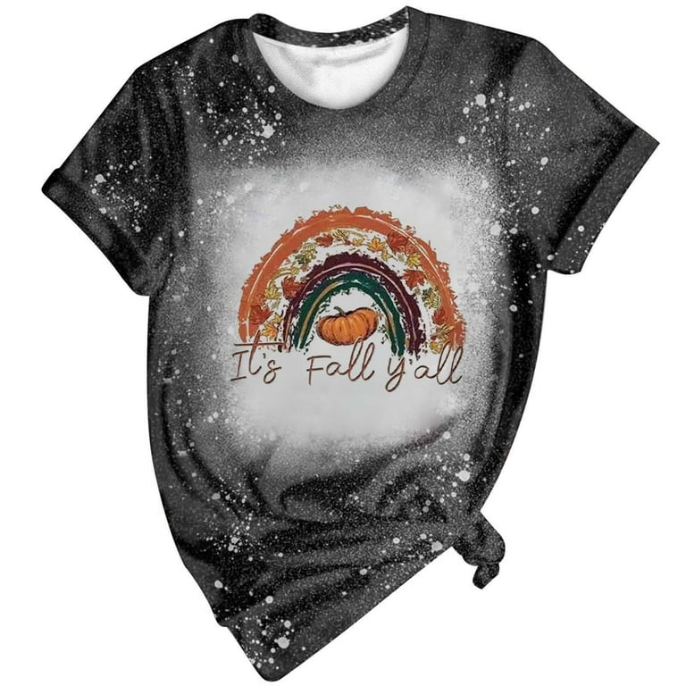 Happy Halloween Bleached Printed Tee Happy Halloween Bleached Printed Tee