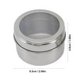 thumbnail image 1 of Fall karymi Kitchen Magnetic Spice Jars Rack Spices Storage Jars with Lids Stainless Steel Seasoning Shakers Containers Seasoning Containers Kitchen Gadgets, 1 of 6