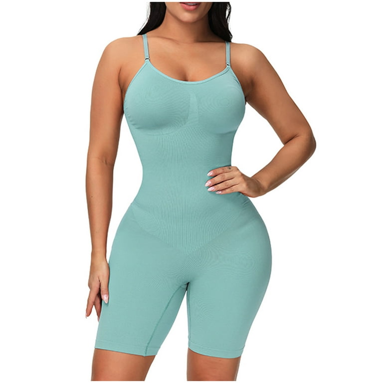 Fall for Savings Deals! Qiaocaity Shapewear for Women Ladies Seamless  One-Piece Body Shaper Abdominal Lifter Hip Shaper Underwear Stretch  Slimming Body Corset Green S 