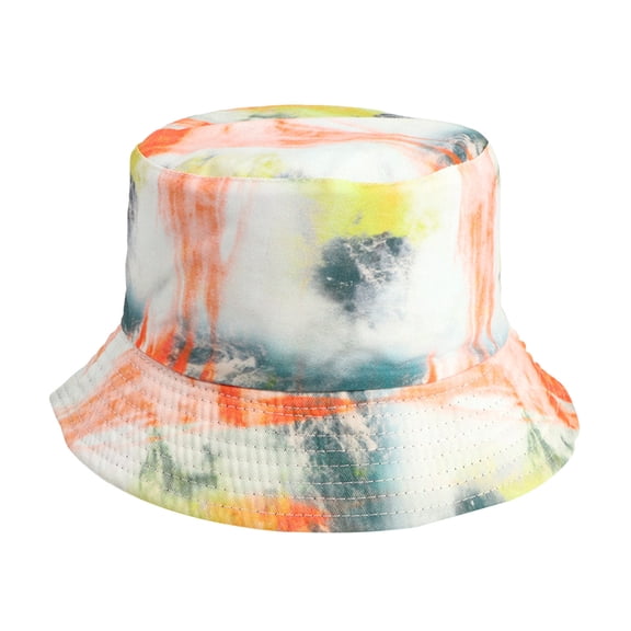 Umfun Everyday Cotton Style Printing Bucket Hat for Women Men Unisex Trendy Lightweight Outdoor Hot Fun Summer Beach Vacation Getaway Headwear Army Green Free Size