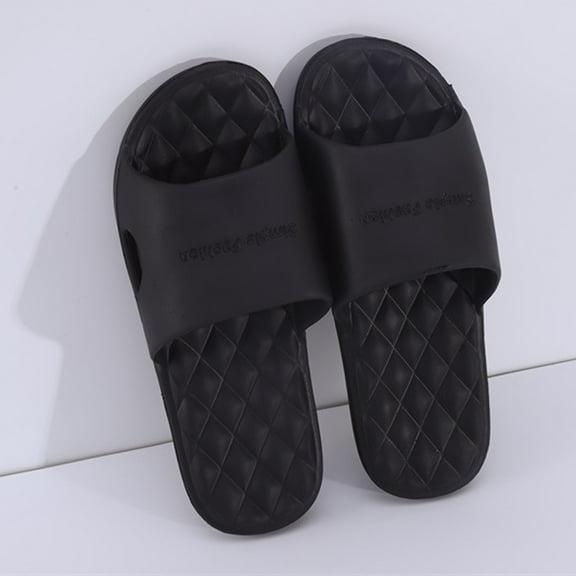 HWRETIE Women's and Men's Indoor Slippers,Soft Soled Bathroom Slides Couple Home Shoes,Non-Slip Bath Sandals for Indoor Outdoor Wear Comfortable Daily Use