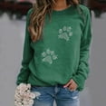 thumbnail image 1 of POROPL Ladies Sweatshirts Plus Size Long Sleeve Sweatshirt Printed Pullover Tops 2XL, 1 of 3