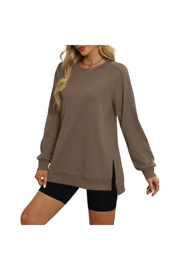 Fall Pohista Autumn Clothing Sweatshirt for Women Shirts Women's Tops Long Sleeve Fall Shirts My Items Ordered by Me Recently