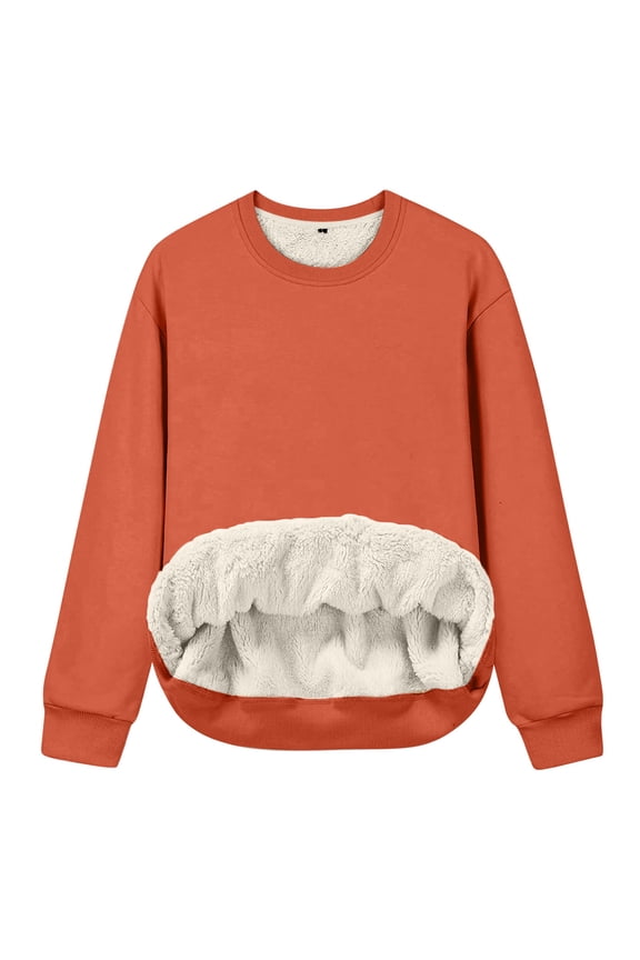 Fall Pohista Autumn Clothing Sweatshirt for Women Cropped Women's Tops Long Sleeve Blouses Women's Blouses My Items Saved for Later