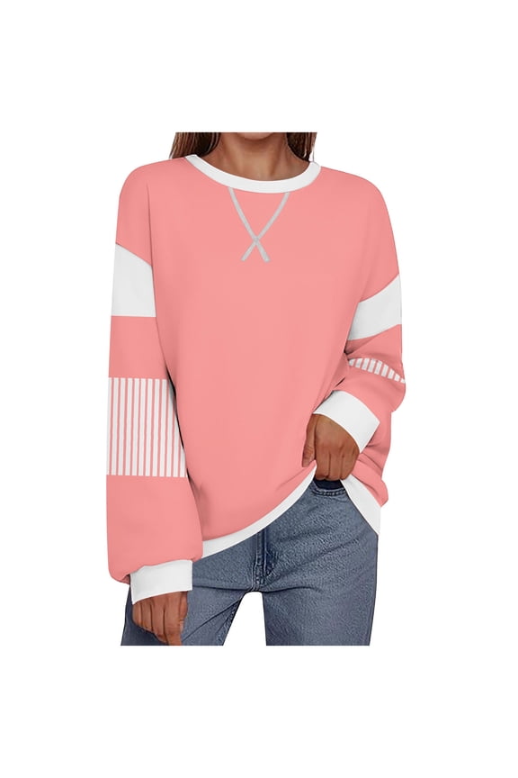 Fall Pohista Autumn Clothing Sweatshirt for Women Graphic Women's Tops Women's Blouses Long Sleeve Women's Blouses My Items Ordered