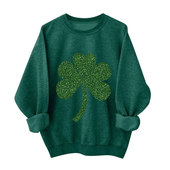Saint Patricks Day Shirt Funny,Women's Shirts Spring Plus Size Women's Spring Tops Long Sleeve Womens Blouses New Arrivals Spring Ladies Tops and Blouses