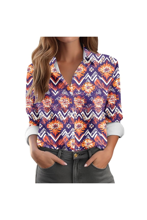 Fall Pohista Women's Tops Casual Long Sleeve Fall Shirts Fall Tshirts Shirts My Orders Placed Recently Fall Ladies Tops and Blouses