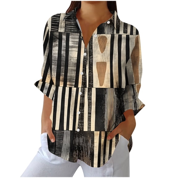 Fall Pohista Women's Tops Plus Size Tunic Women's Blouses Long Sleeve Women's T-Shirts My Orders Delivery Fall Ladies Tops and Blouses