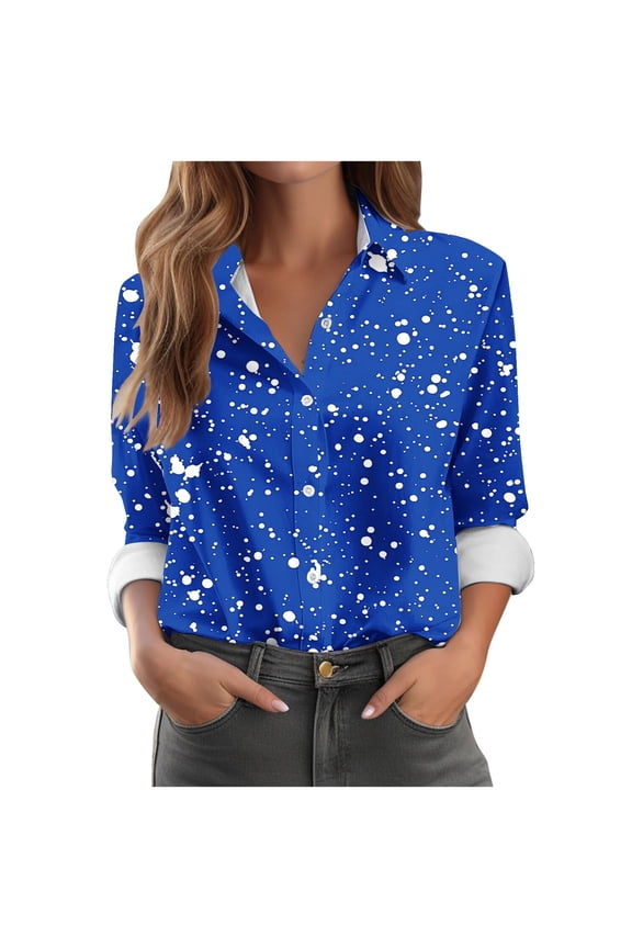 Fall Pohista Women's Tops Plus Sized Womens Long Sleeve Tops Plus Size Fall Blouse for Women my items Fall Ladies Tops and Blouses