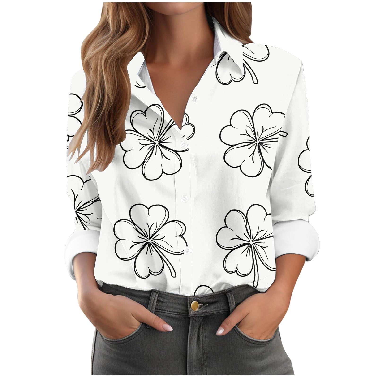 Fall Savings Pohista Womens Tops Casual Long Sleeve Fall Blouses for Women 2025 Womens Fall Top my items out for delivery Fall Ladies Tops and Blouses