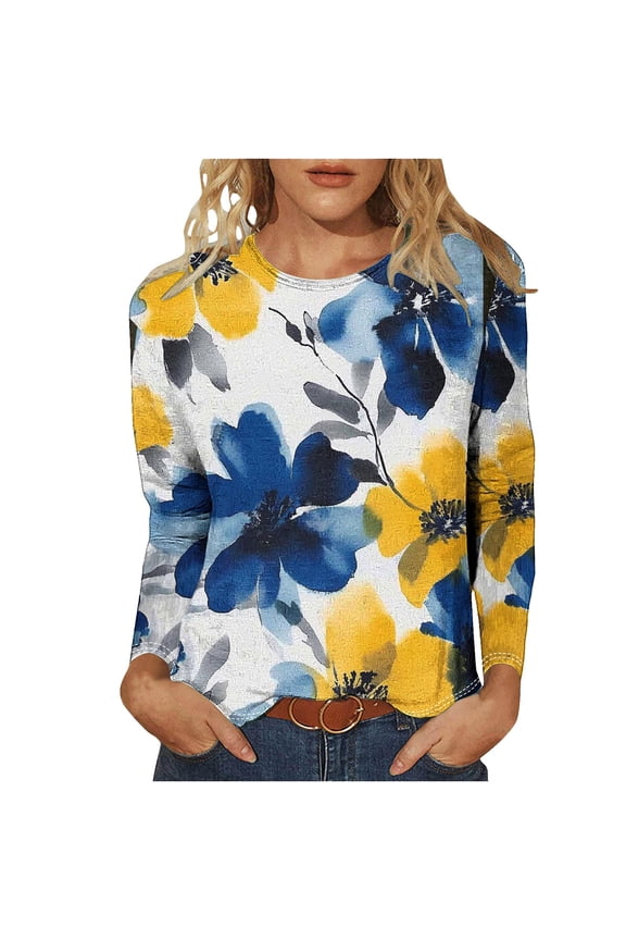 Fall Pohista Womens Tops Fall Dressy Casual Womens Tops Long Sleeve Loose Fit Womens Fall Tops Loose Fit My items Fall Pullover Tops