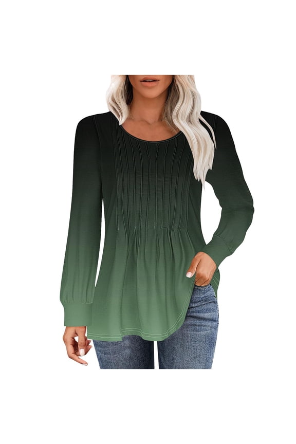 Fall Pohista Womens Tops Fall Long Sleeve Shirts for Women Womens Blouses Plus Size My Orders Delivery Fall Pullover Tops