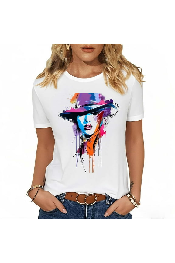 Fall Pohista Womens Summer Tops V Neck Tshirts for Women Loose Fit Summer Blouses for Women Women's Short Sleeve Tops Petite my items ordered by me recently Fashion Gifts