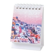 Fall Savings! UHUYA Desk Calendar 2024 Planner-12 Months, Desk Calendar, Standing Flip Calendar 2024 (Mini) Use for Offices, School, Home C