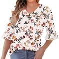 thumbnail image 1 of Women's Fall Blouses for Work Womens Tops Womens Fall 3/4 Sleeve Tops 2025 Womens Blouses New & Trending Gifts, 1 of 5