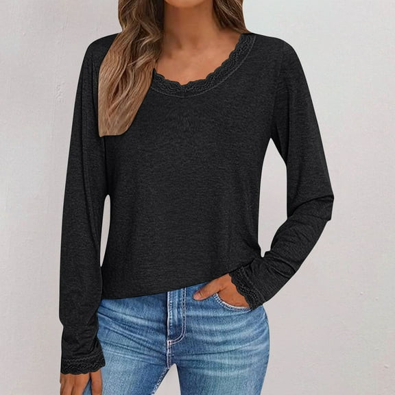 fanshangmao Women's Shirts Casual Soft Long Sleeve Blouses for Women Fall Dressy Fall Shirts my orders placed recently by me Birthday Gifts