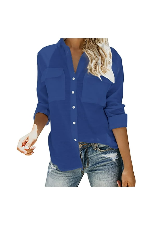 Womens Shirts Casual Fall Womens Tops Long Sleeve Loose Fit Womens Blouses Fall 2026 my orders placed recently Birthday Gifts