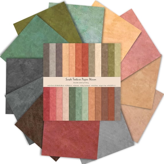 Paper Heets Fall Scrapbook Paper 12x12 - 24 Sheets/24 Designs Double-Sided Autumn ...