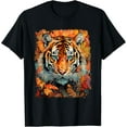 thumbnail image 1 of Fall Season Fashion Clothes Color Tiger T-Shirt, 1 of 6