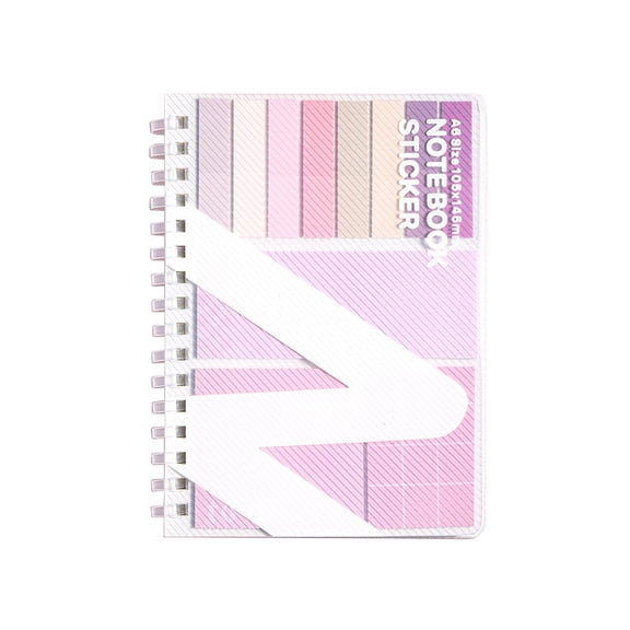 Fall Season Stationery Combo, Detachable Loose Leaf Notebook & Residue-Free Sticky Note Set, Minimalist Functional Writing Kit For Academic Year Planning & Daily Office Note-Taking-(Blue)