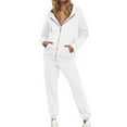 thumbnail image 1 of Womens 2 Piece Outfits - Long Sleeve Hoodie With Jogger Pants Set Matching Lounge Sets for Women Athleisure Sets Women, 1 of 4