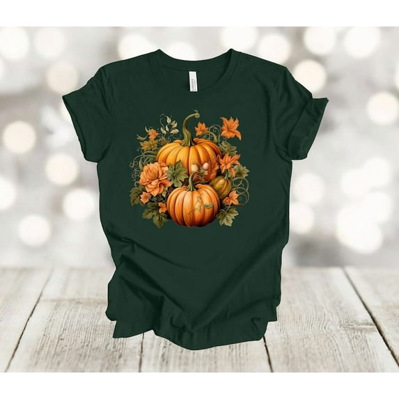 Fall Shirt, Pumpkins, Fall Leaves, Pumpkin Patch, Pumpkin Picking, Premium Soft Unisex Tee, 2x, 3x, 4x Plus Sizes Available