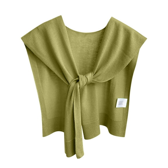 Fall Shirts Women Solid Color Knitted Small Shawl Outwear Spring And Fall Shirt Shawl Womens Fall Dress