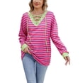 thumbnail image 1 of Off the Shoulder Sweatshirt for Women Oversized Cute Sweatshirts Lightweight Fall Pullover Sweaters with pocket, 1 of 6