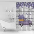 thumbnail image 1 of Fall Shower Curtain Watercolor Pumpkin Thanksgiving Shower Curtains for Bathroom Autumn Blue Leaves Bath Curtains Sets with Hooks for Autumn Thanksgiving Seasonal Decor Fabric Standard 72" X 72", 1 of 6