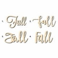 thumbnail image 1 of Fall Sign Unfinished Wood Cutout Home Decor DIY Option 3- 10" Wide / 1/8", 1 of 3